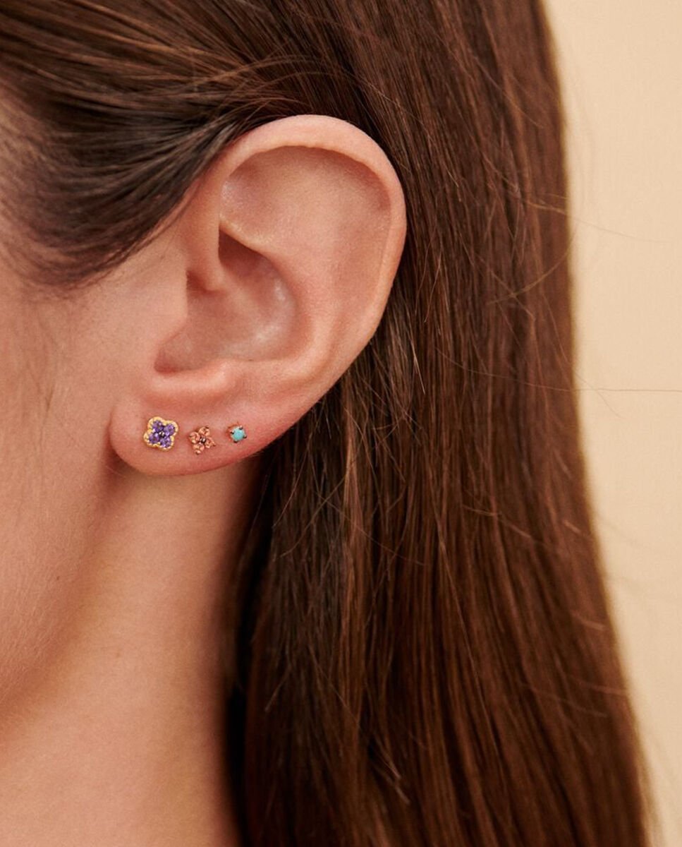 Imagen 2 de Piercing mini mix& match - Agatha Paris - multicolor / oro - Multicolor Multicolor