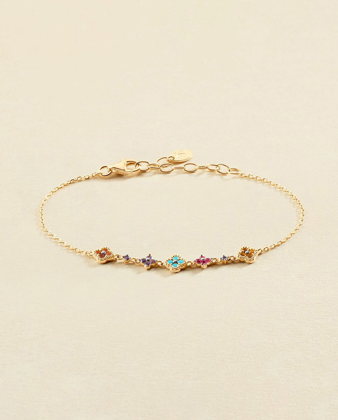Pulsera de cadena beloved - Agatha Paris - multicolor / oro - Multicolor Multicolor-2