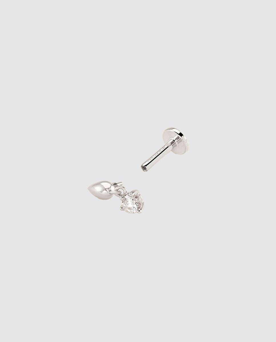 Imagen 2 de Piercing hélix & tragus mix& match - Agatha Paris - cristal / - Plateado Plateado