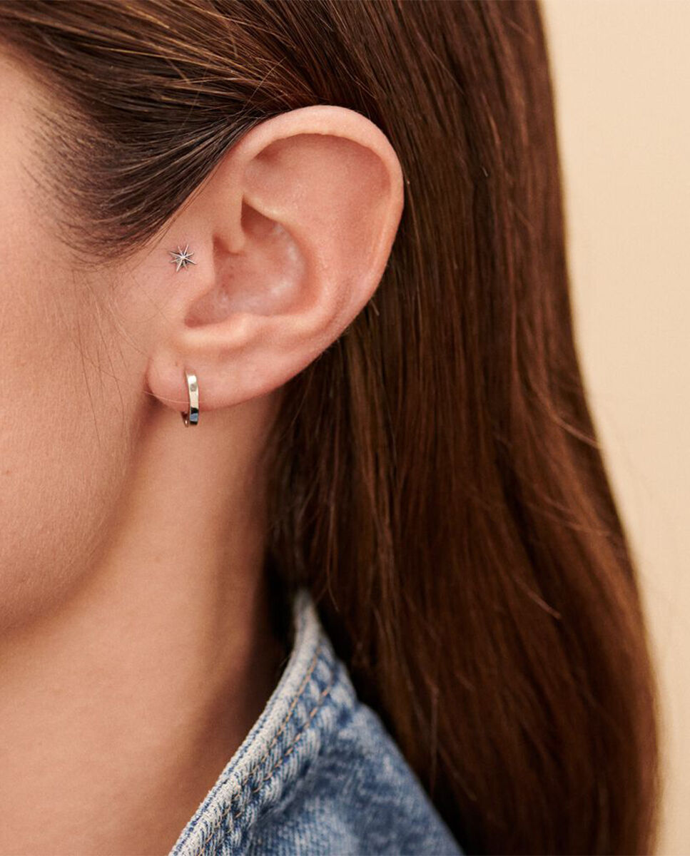 Piercing hélix & tragus mix& match - Agatha Paris - plata - Plateado Plateado-3