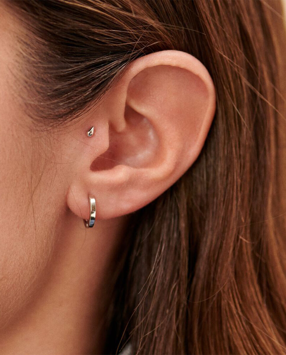 Imagen 3 de Piercing hélix & tragus mix& match - Agatha Paris - plata - Plateado Plateado