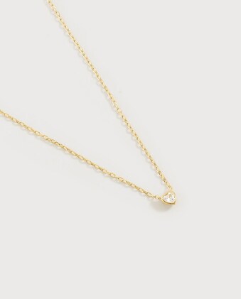 Pulsera De Corazón Con Circonitas Cúbicas En Oro | Essentials