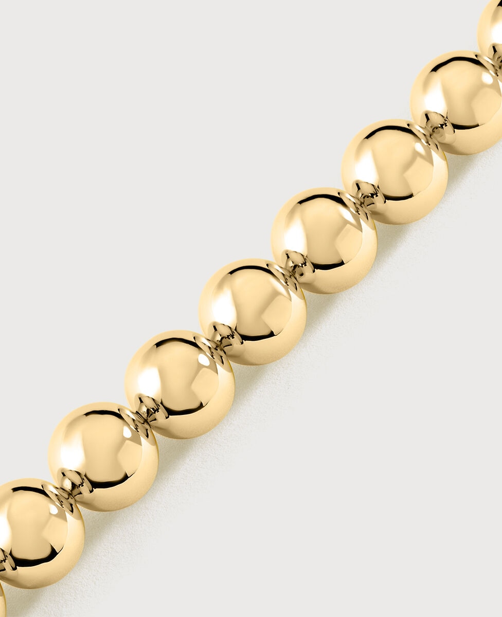 Pulsera acabada en oro de bolas grandes - Agatha Paris - Oro Oro-2