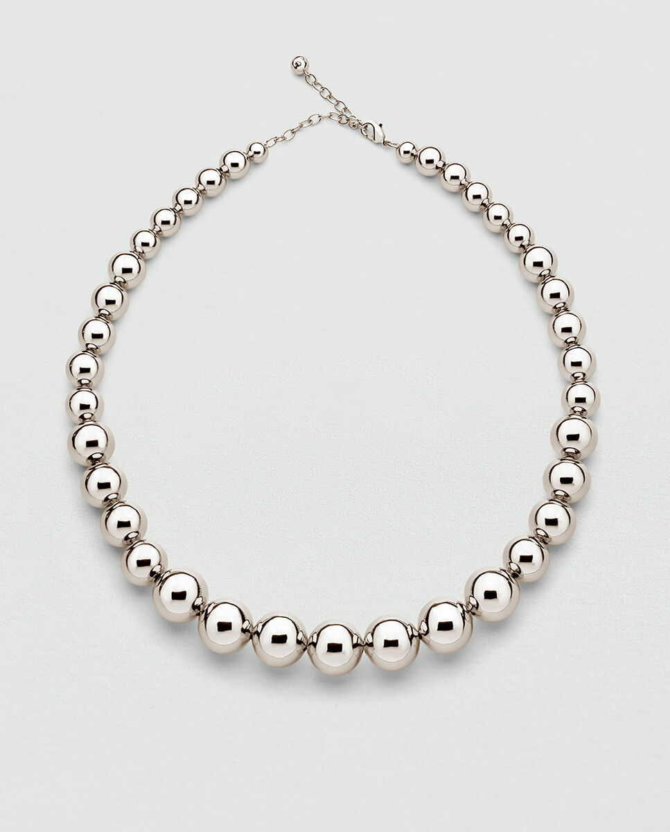 Imagen 2 de Collar de bolas acabado en oro u rodio - Agatha Paris - Plateado Plateado