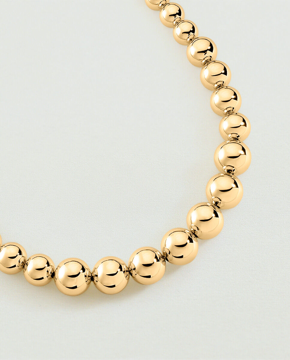 Imagen 2 de Collar de bolas acabado en oro u rodio - Agatha Paris - Dorado Dorado