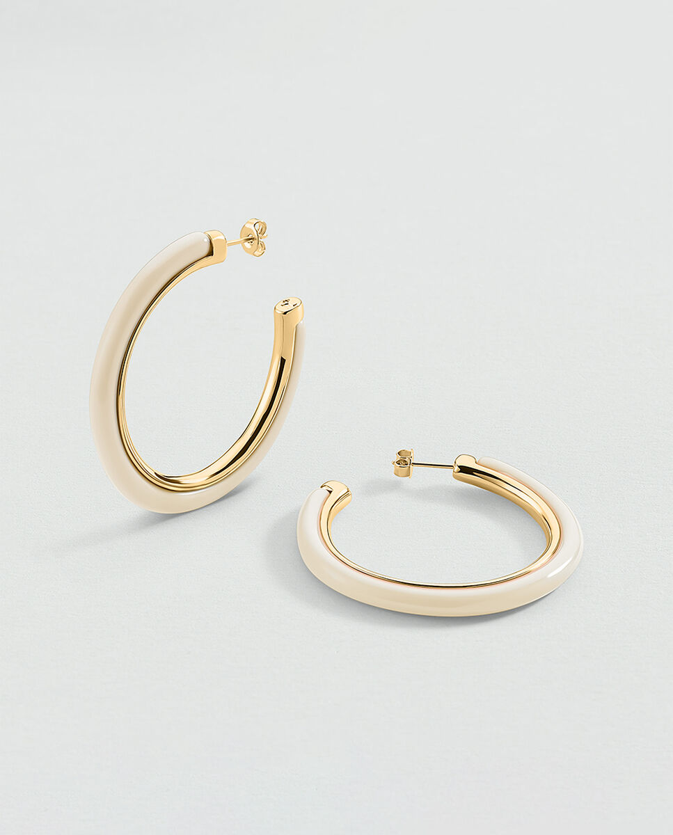 Imagen 1 de Criollas popcolor de acetato y metal acabadas en oro Blanco