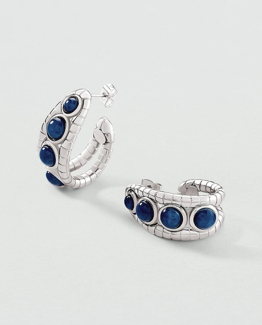 Imagen 0 de Criollas Be de acero con cabujones de acetato