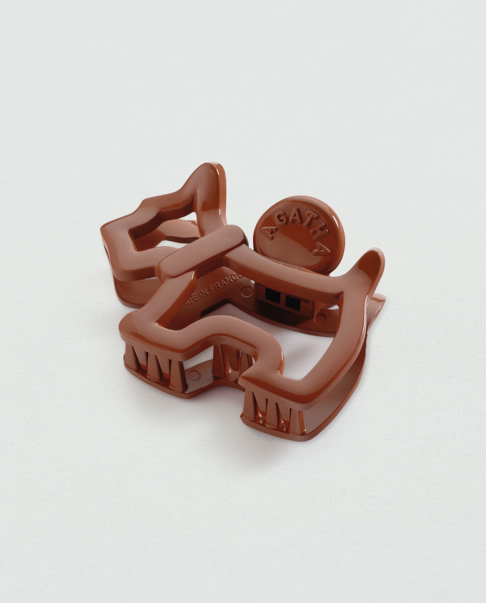 Nuestra pinza del pelo es ya un accesorio imprescindible para las clientas de agatha - Agatha Paris - Terracota Terracota-1