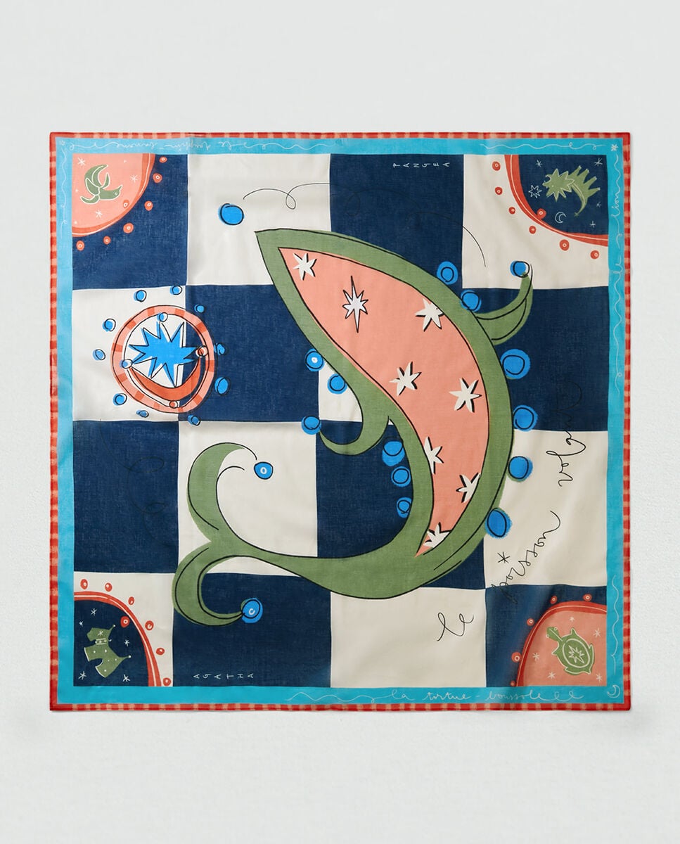 Foulard algodón pangea - Agatha Paris - Multicolor Multicolor-1
