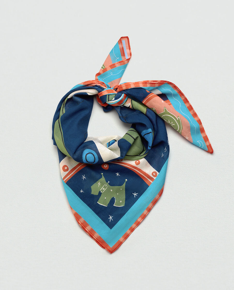 Foulard algodón pangea - Agatha Paris - Multicolor Multicolor-3