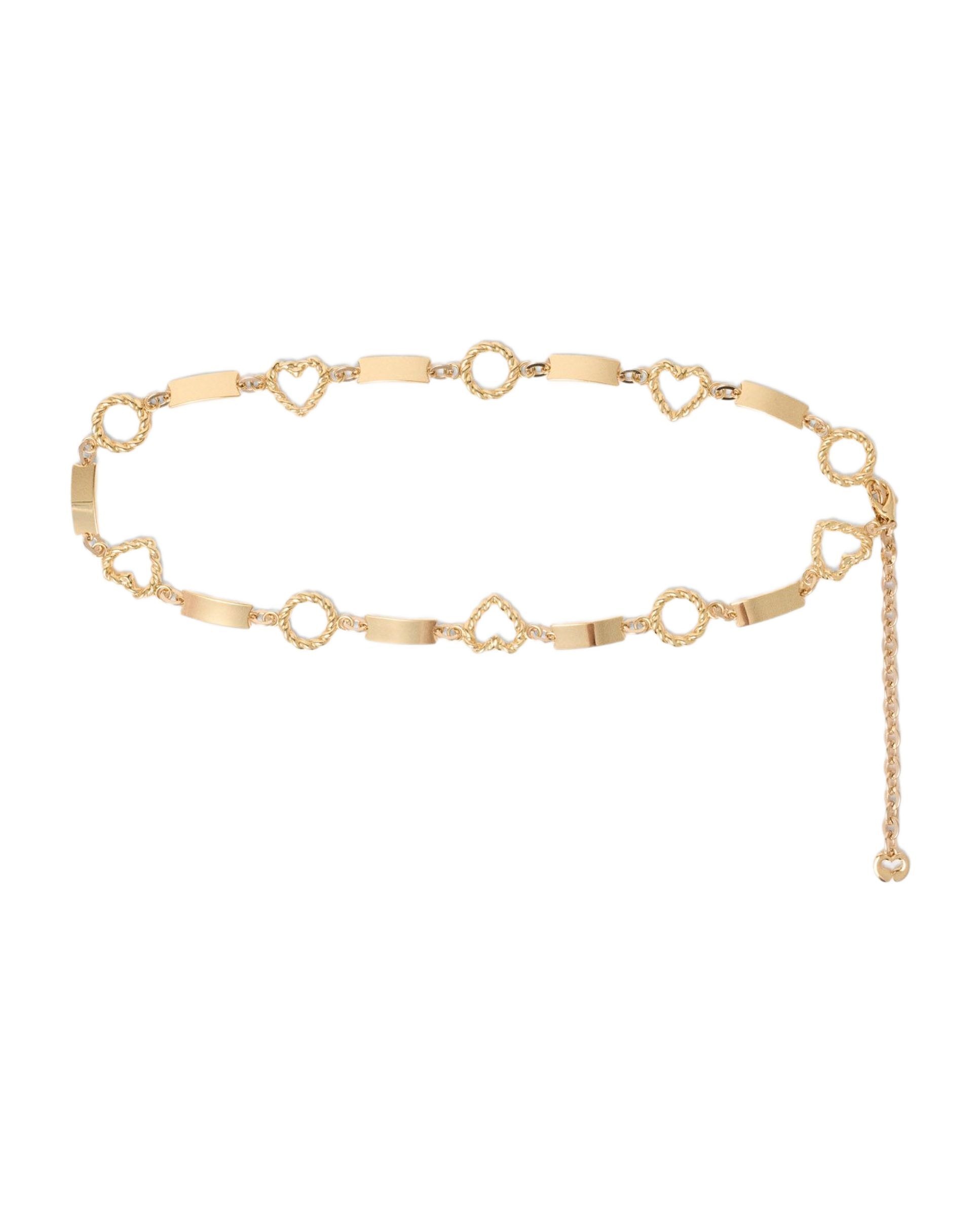 Cinturón de fiesta de cadena dorada trenzada - Maje - Oro Oro-1