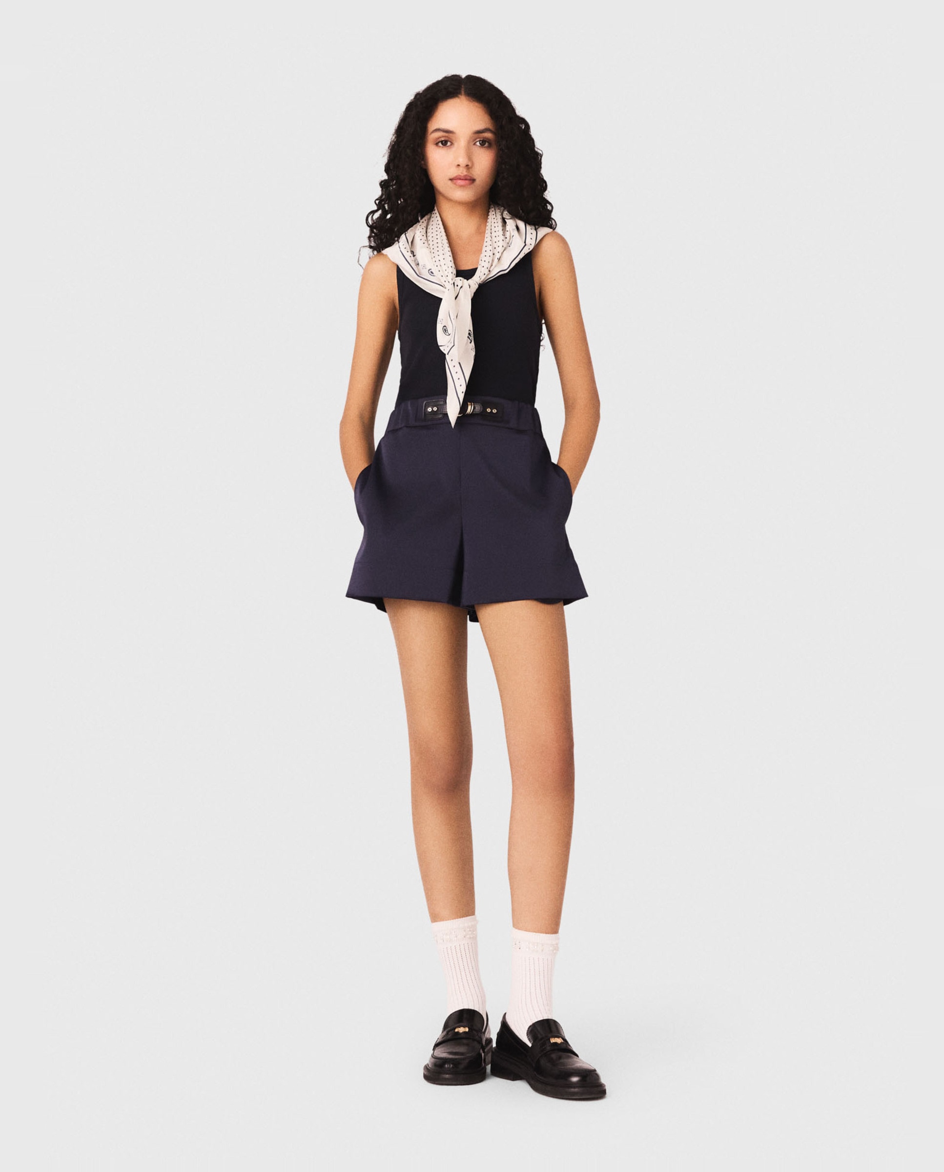 Maje - Short de mujer liso.