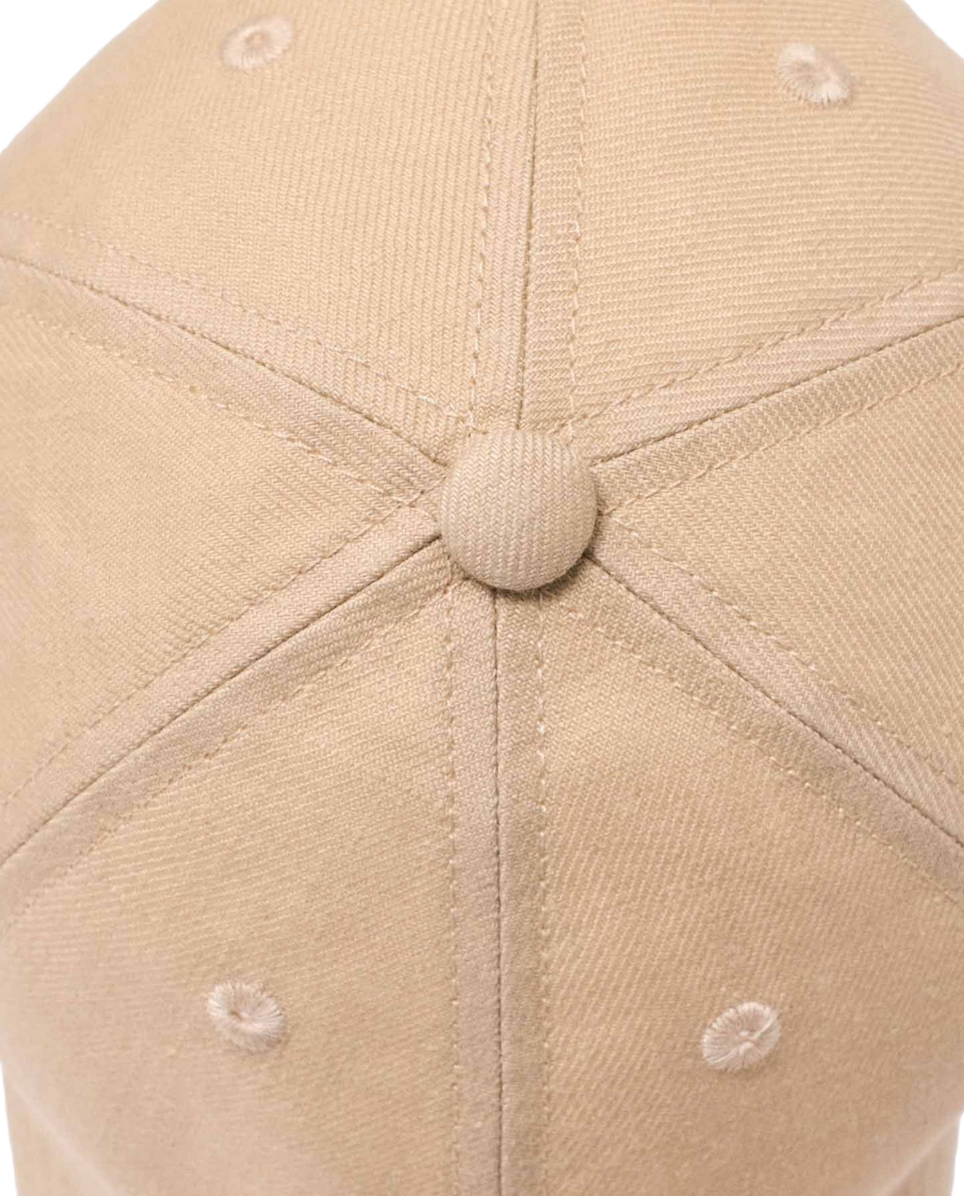 Gorra de mujer de mezcla de lino con logo corazón y correa de piel - Maje - Beige Beige-8