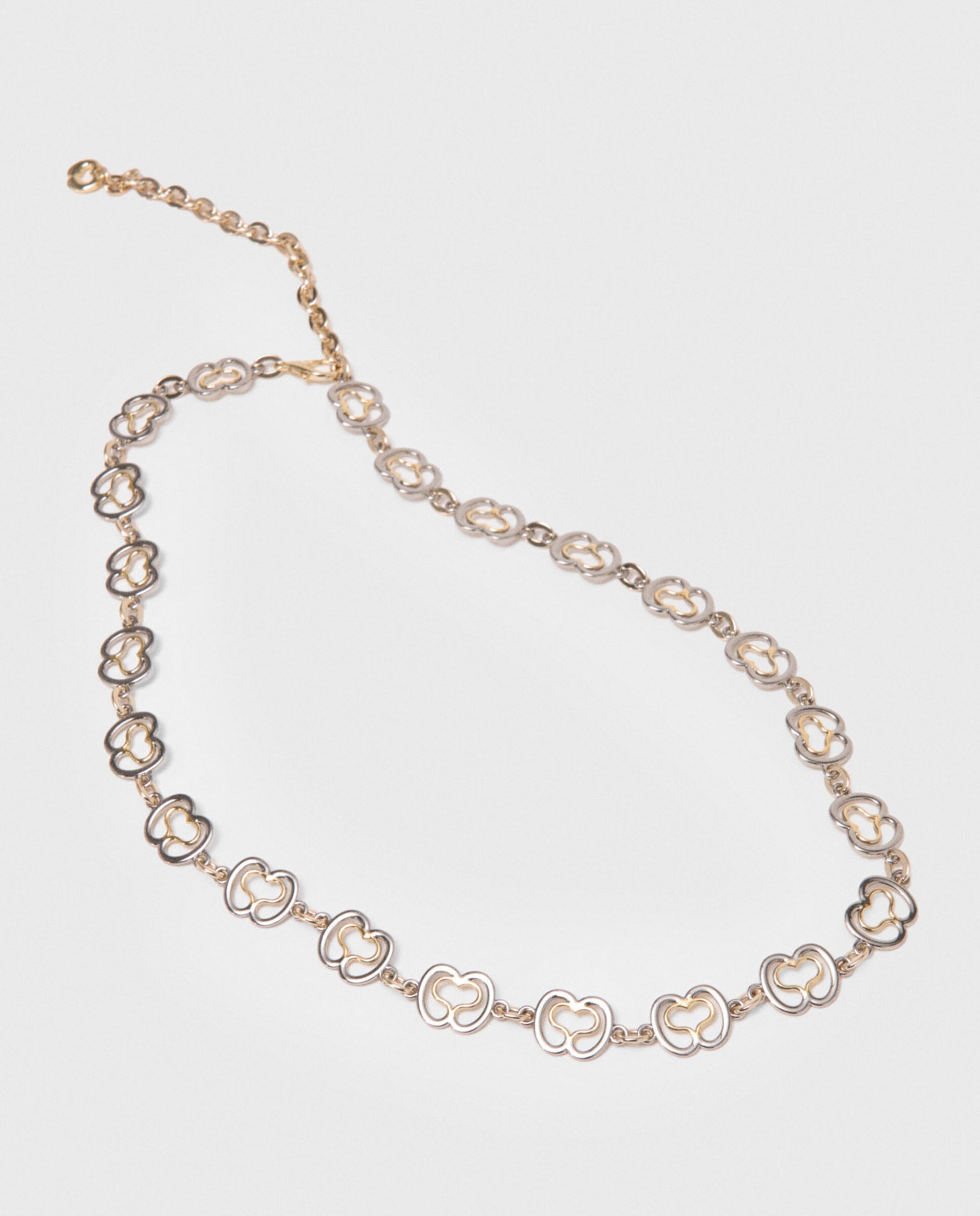 Cinturón de mujer eslabones corazón dorados - Maje - Oro / Plata Oro / Plata-4