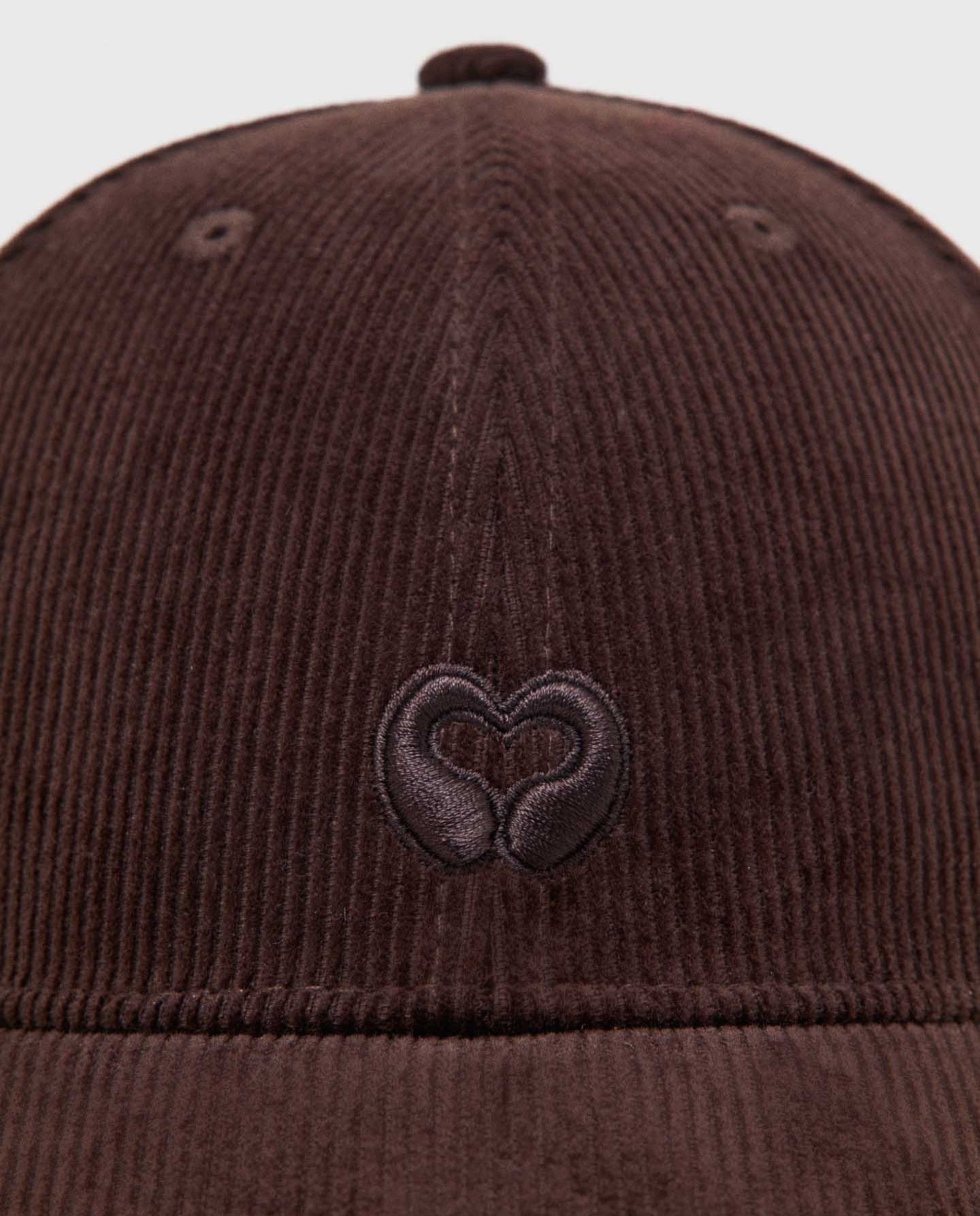Gorra de mujer de pana de algodón con visera curva - Maje - Marrón oscuro Marrón oscuro-6