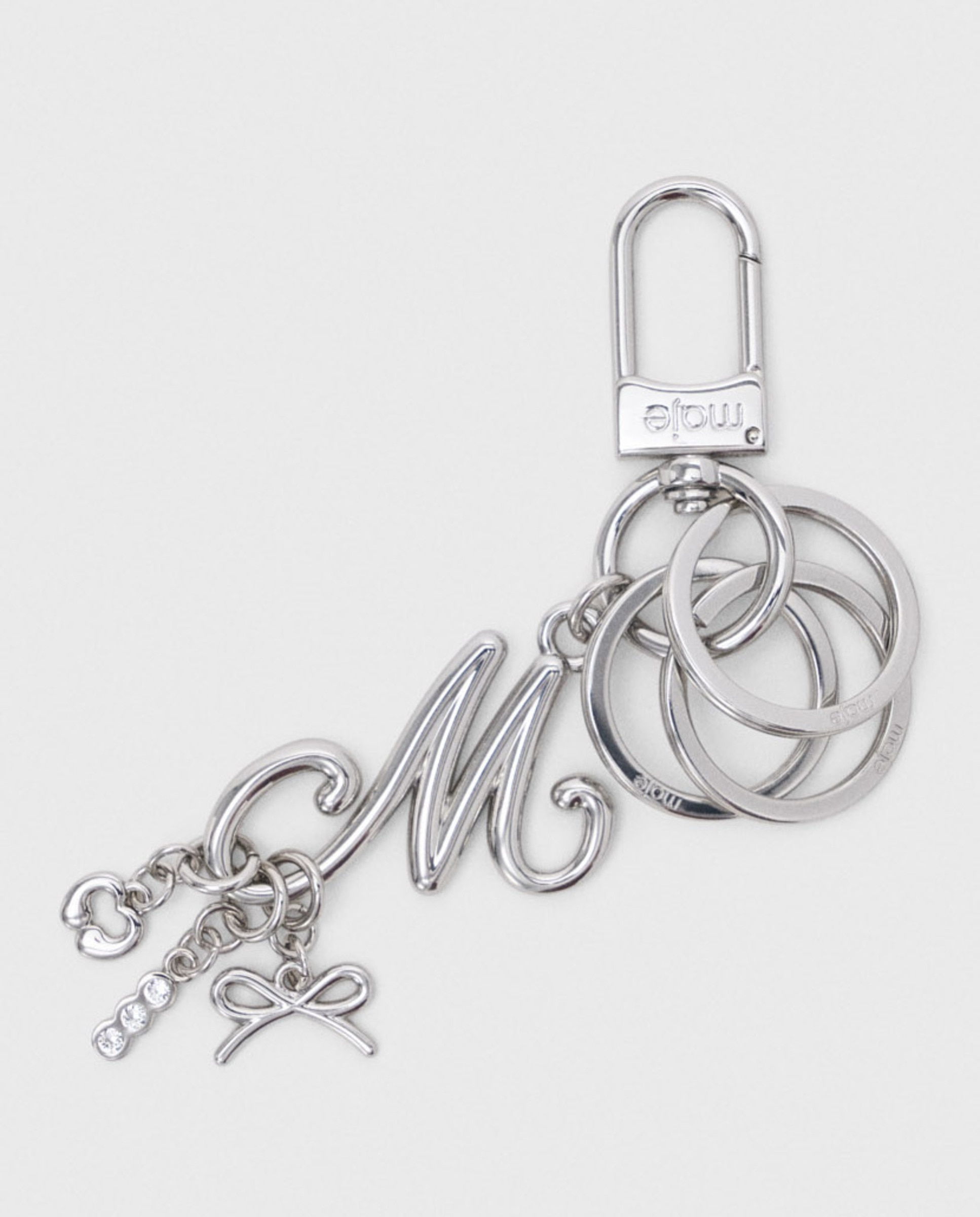 Llavero joya con strass - Maje - Plata Plata-1