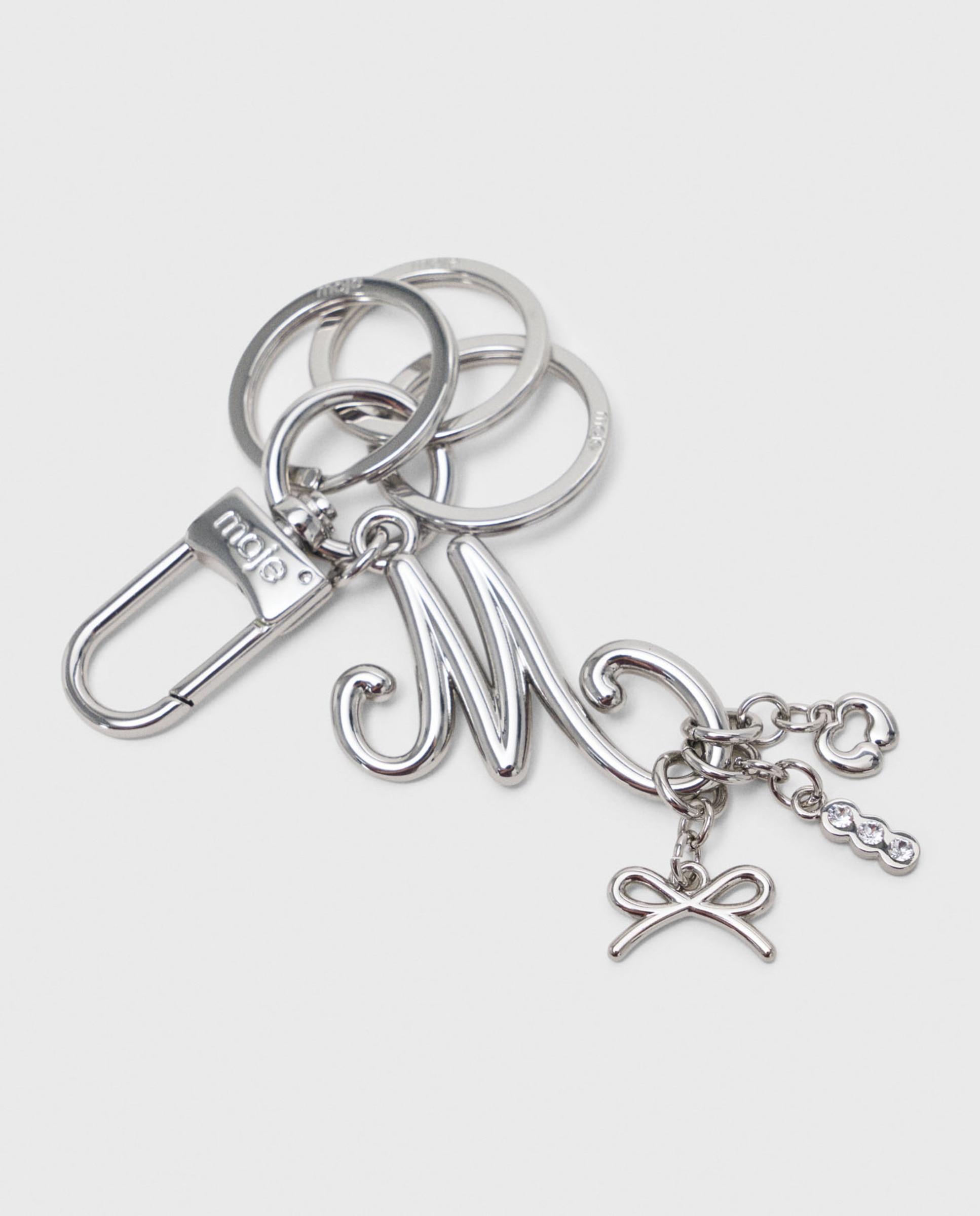 Llavero joya con strass - Maje - Plata Plata-5