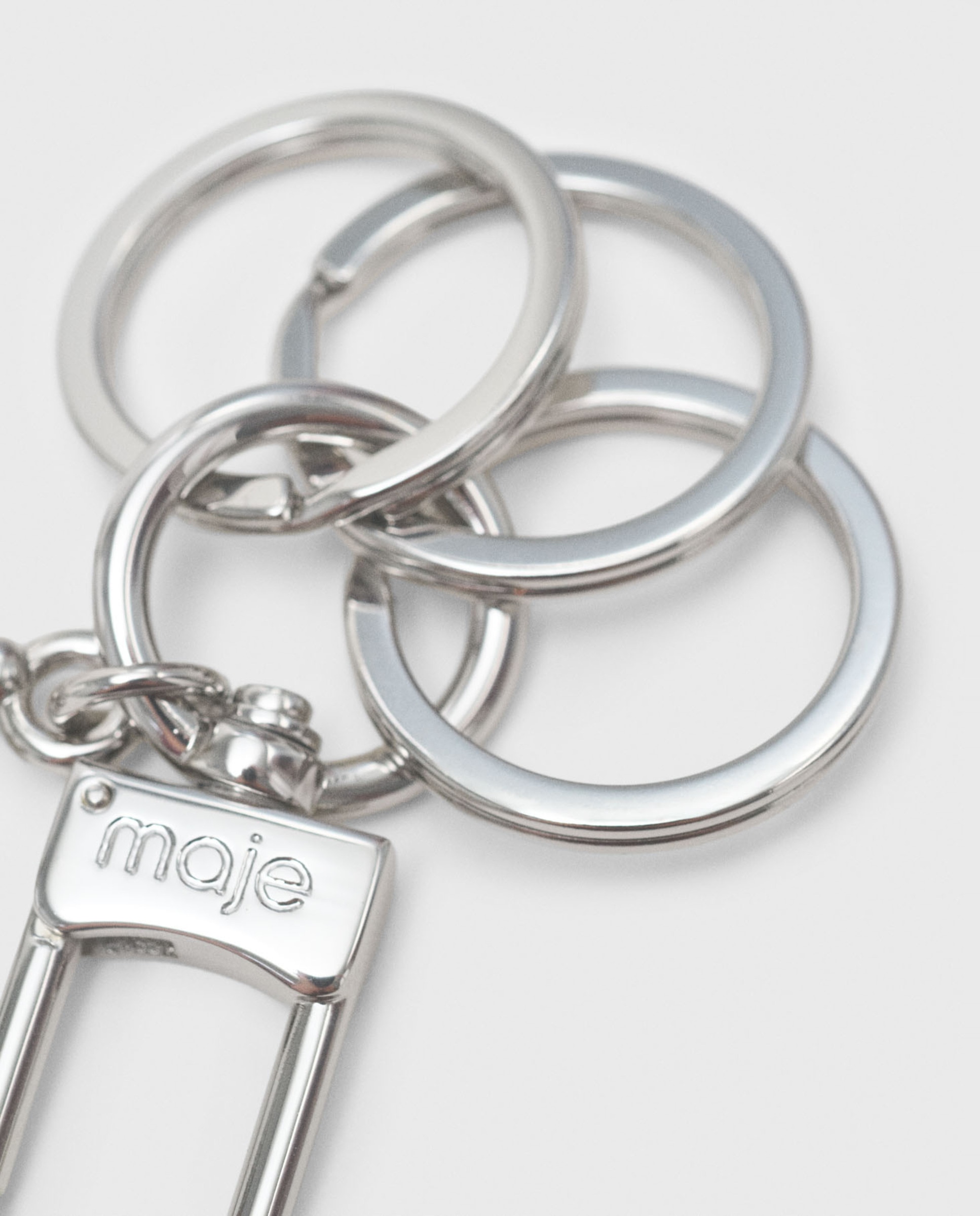 Llavero joya con strass - Maje - Plata Plata-8