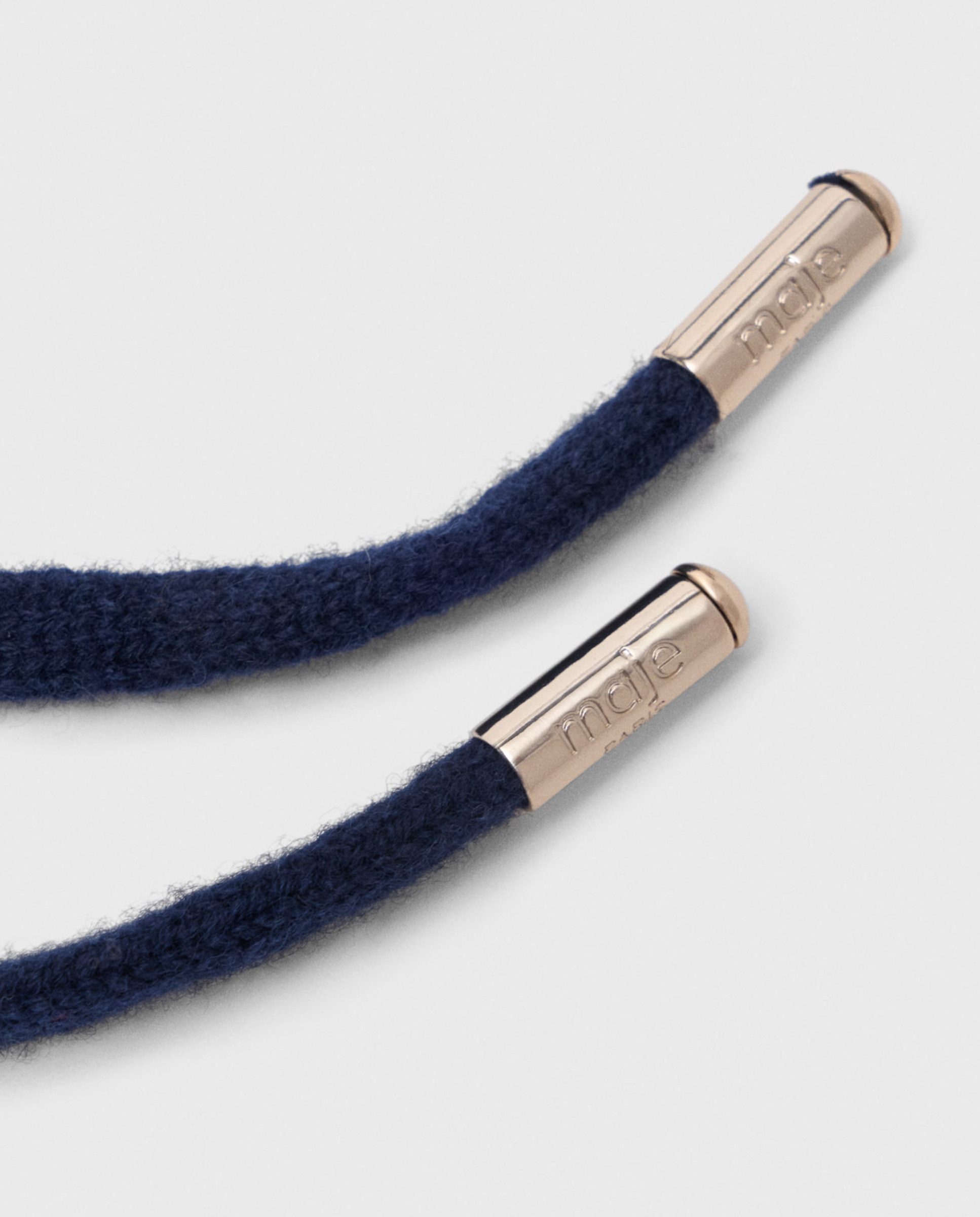 Pasamontañas de lana fair isle para mujer - Maje - Azul marino Azul marino-7