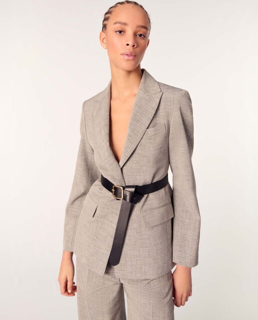 Imagen 0 de Blazer de mujer sastre con cinturón