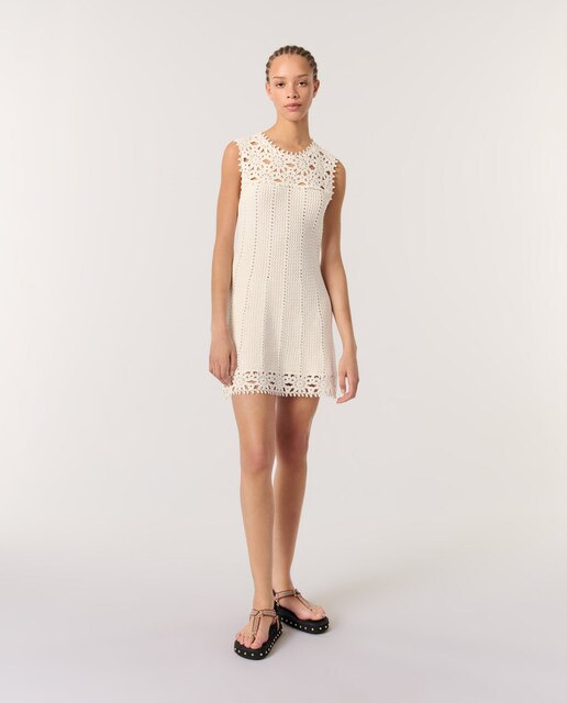 Imagen 0 de Vestido corto de ganchillo