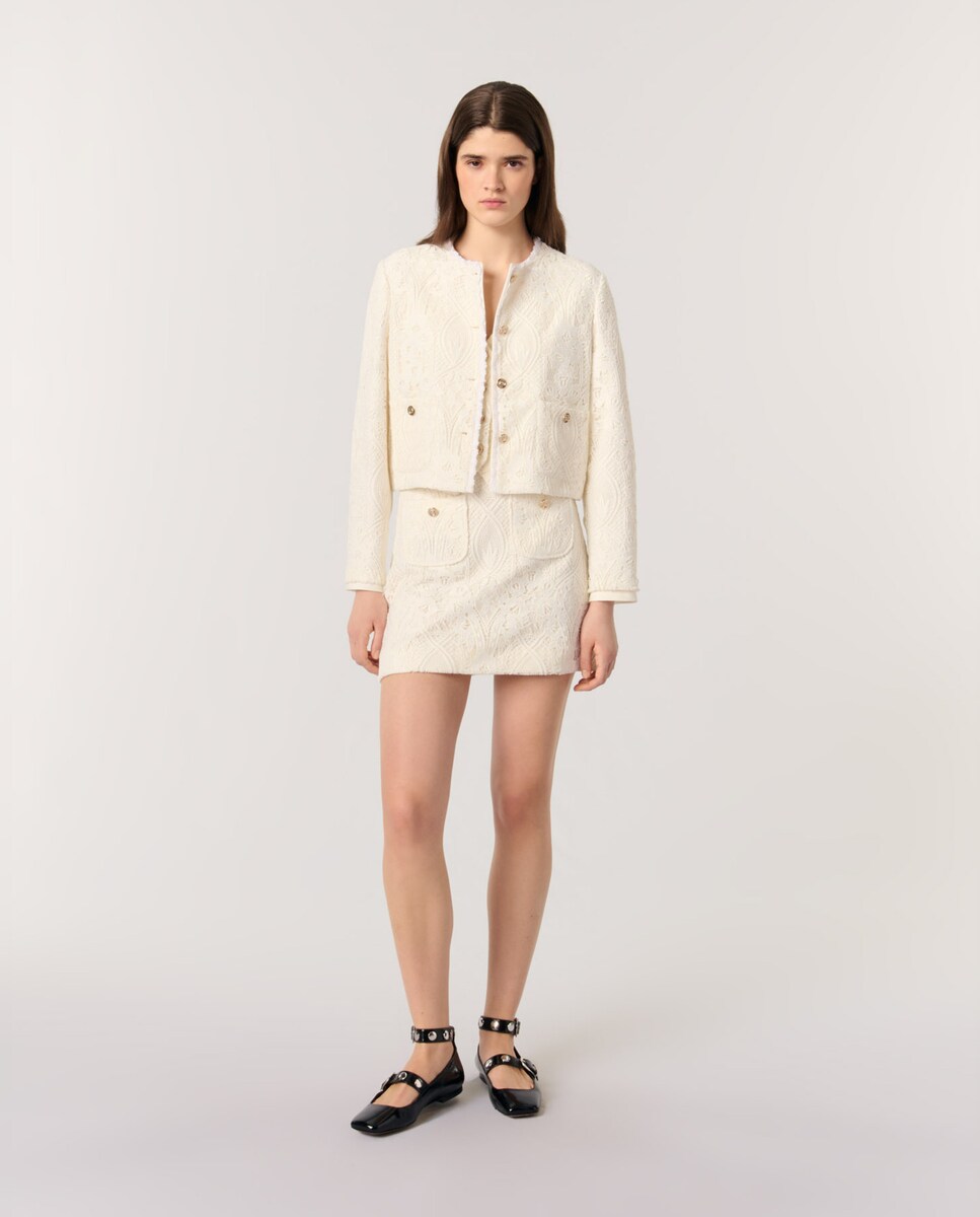 Chaqueta de mujer corta de guipur · Maje · El Corte Inglés