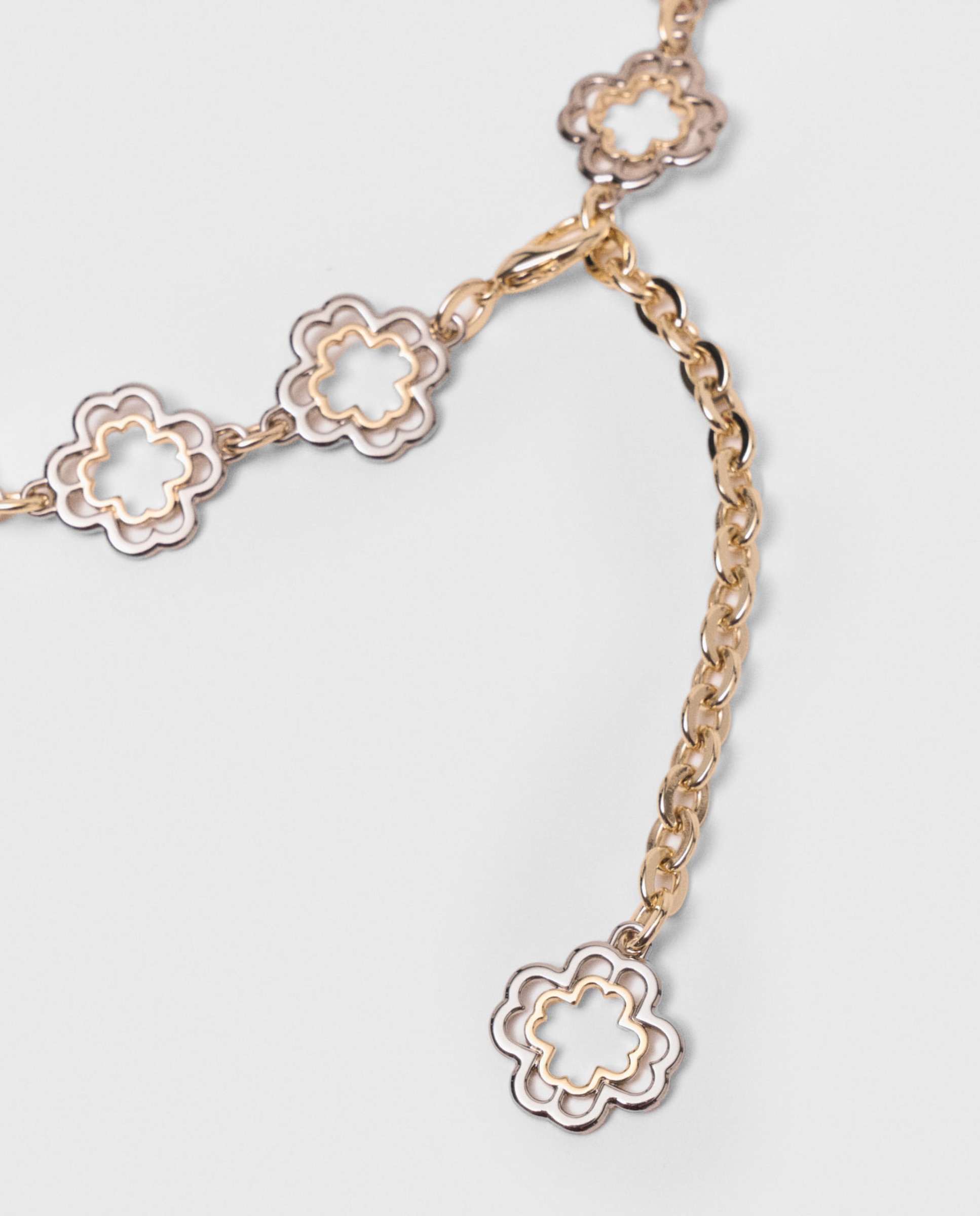 Cinturón de mujer de cadena Clover - Maje - Oro Oro-4