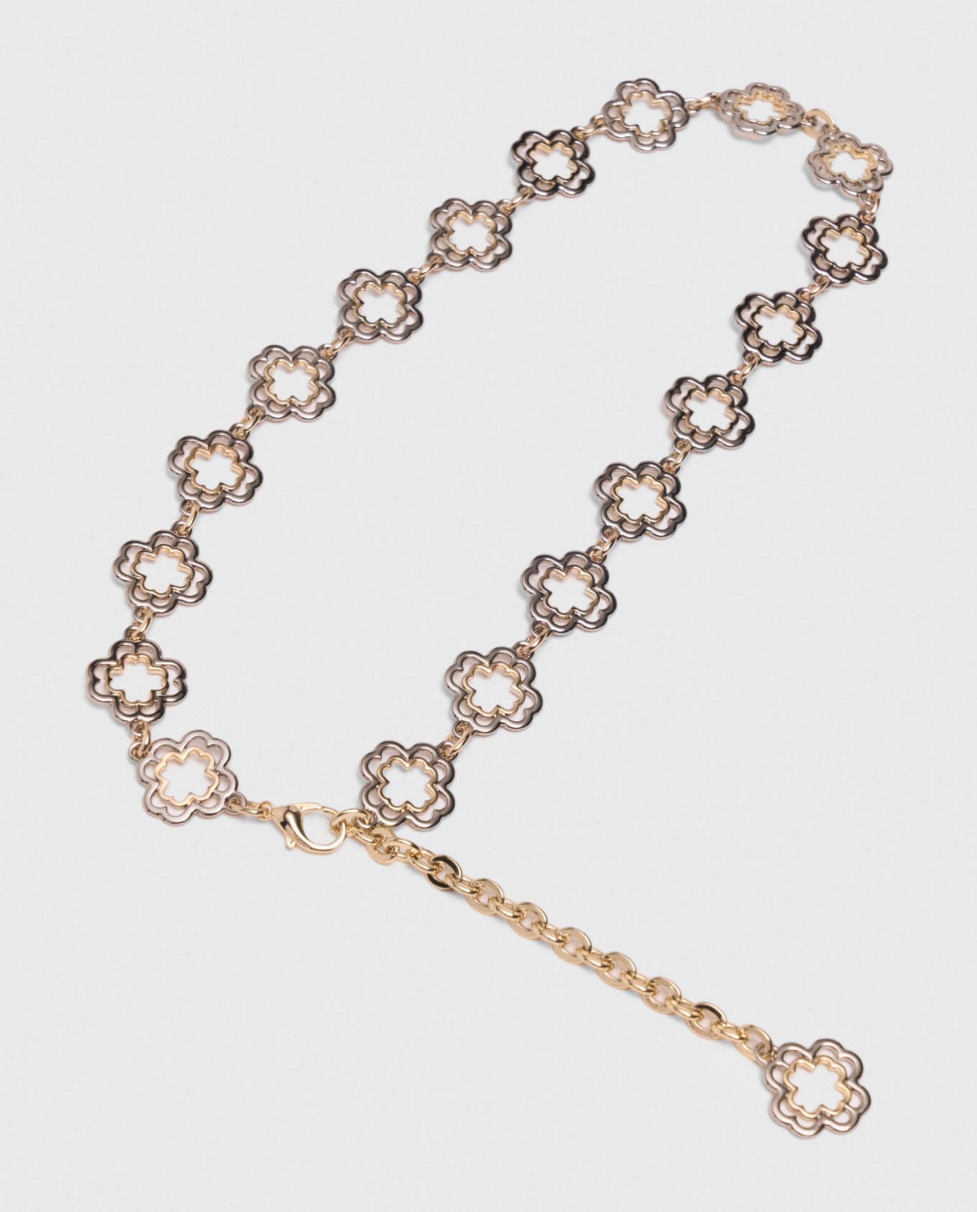 Cinturón de mujer de cadena Clover - Maje - Oro Oro-6