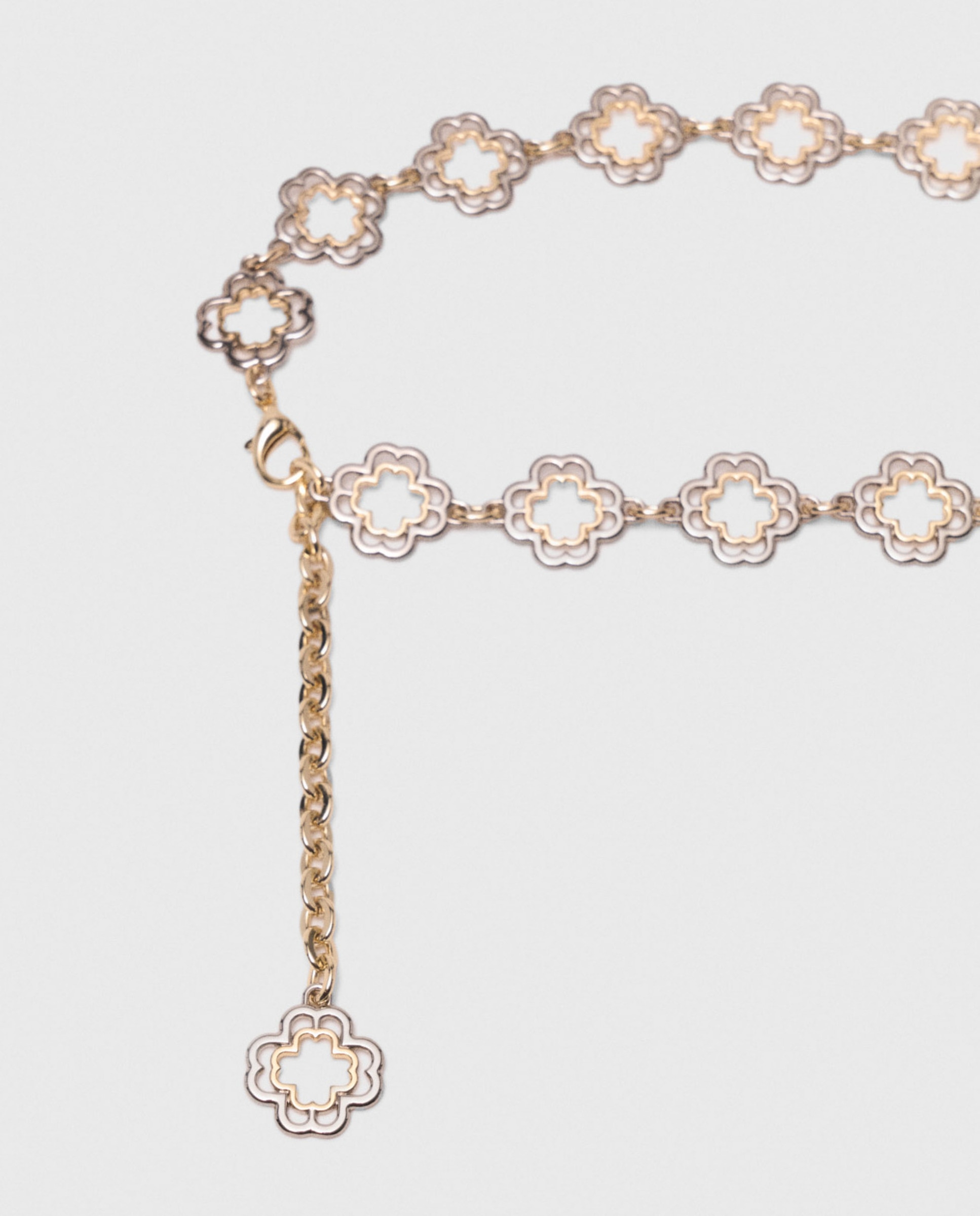 Cinturón de mujer de cadena Clover - Maje - Oro Oro-7
