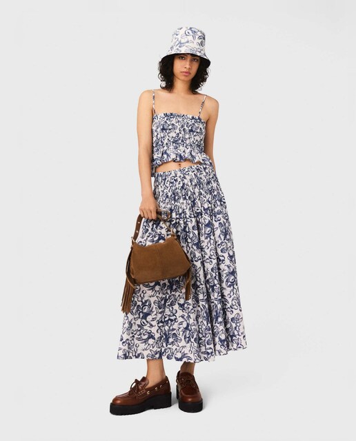 Imagen 0 de Falda larga estampada