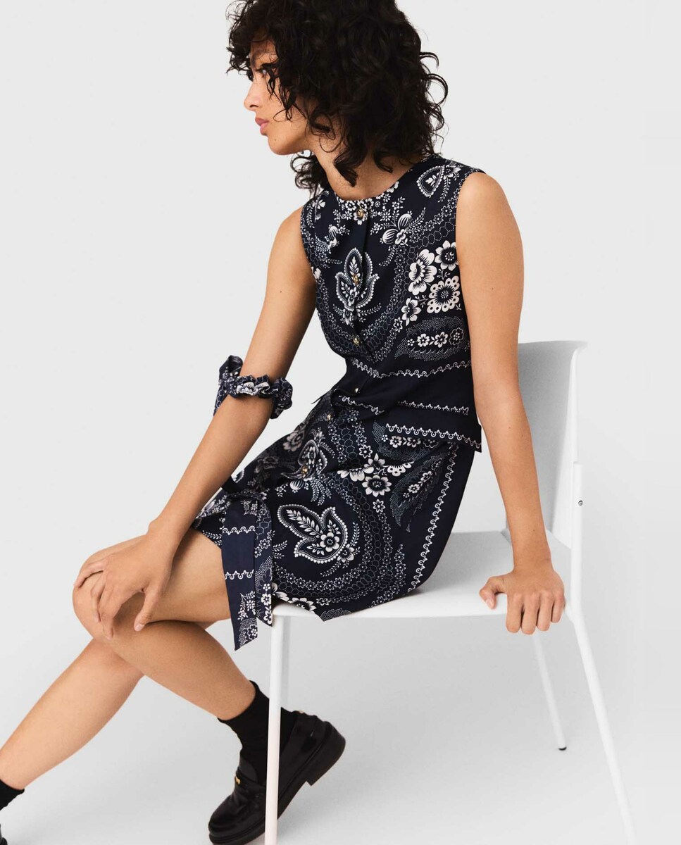 Vestido corto estampado · Maje · El Corte Inglés