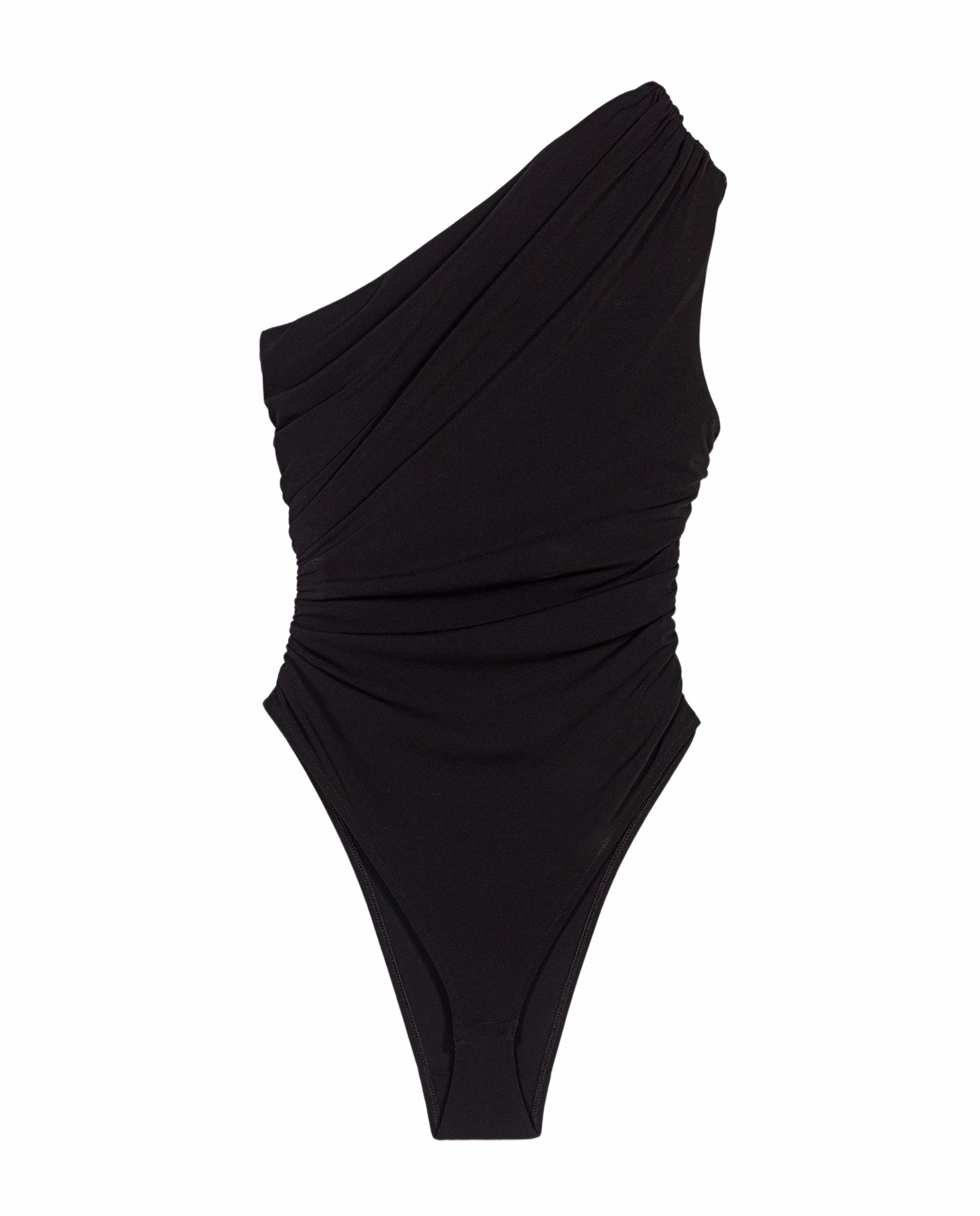 Bodi de mujer asimétrico - Maje - Negro Negro-6