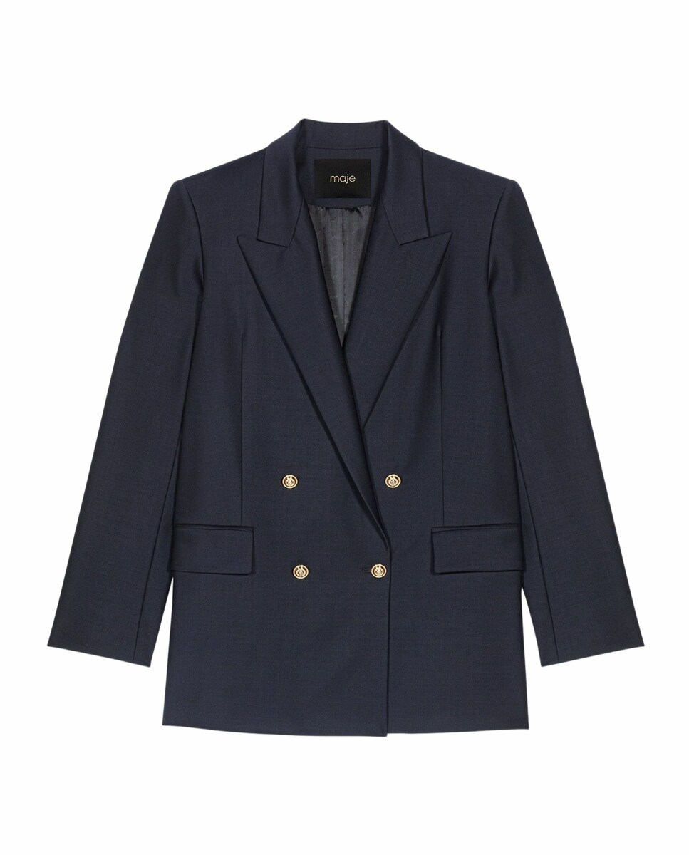 Chaqueta de mujer sastre con botones dorados · Maje · El Corte Inglés