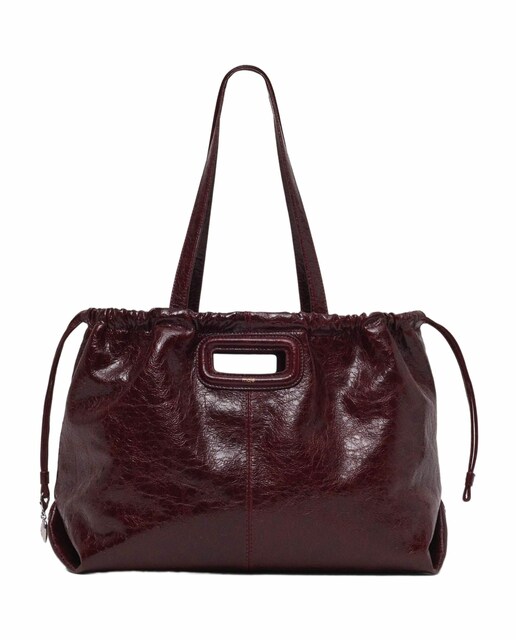 Imagen 0 de Bolso de mujer M Tote de cuero craquelado