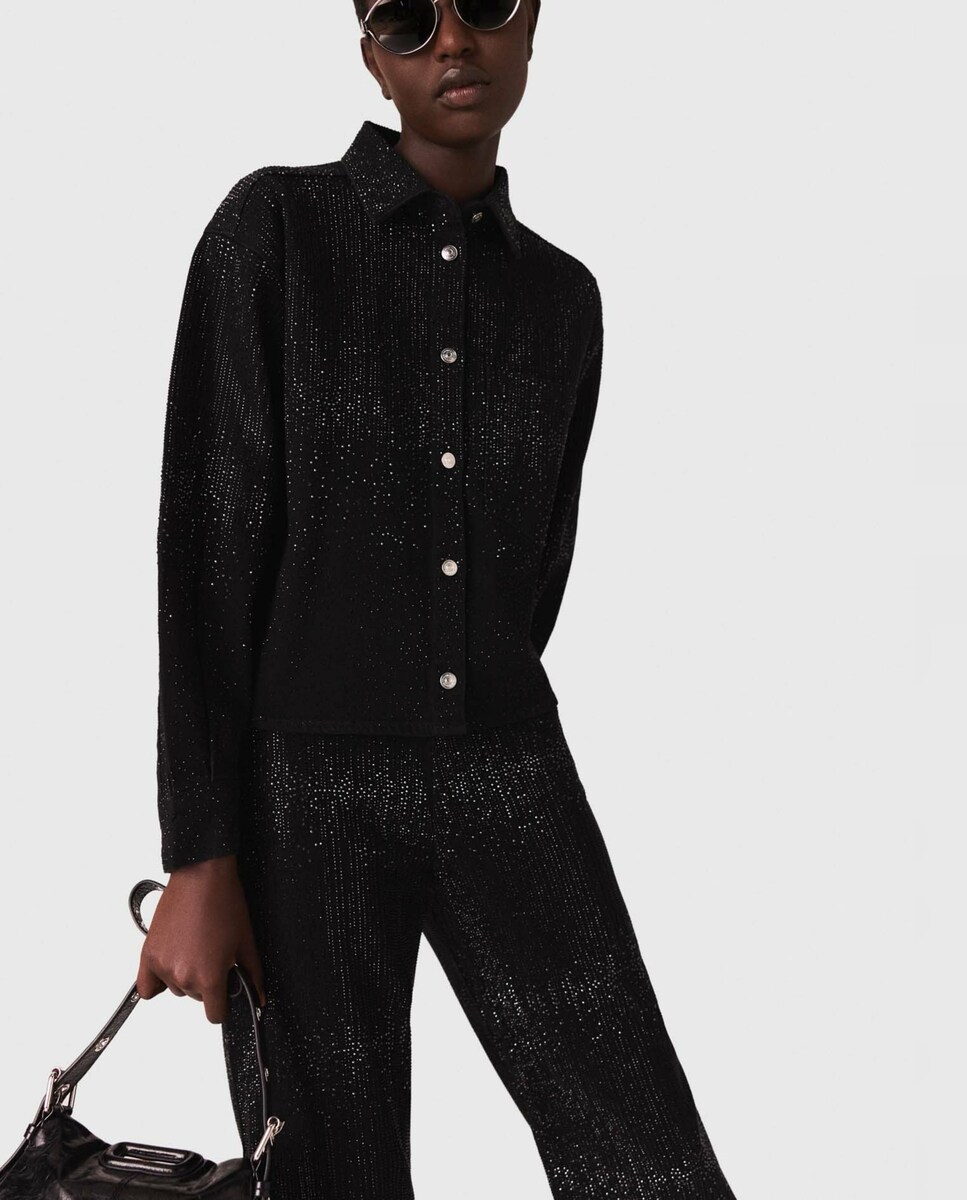 Camisa de mujer vaquera con pedrería · Maje · El Corte Inglés