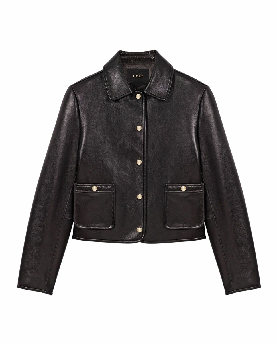 Chaqueta de mujer corta de piel · Maje · El Corte Inglés