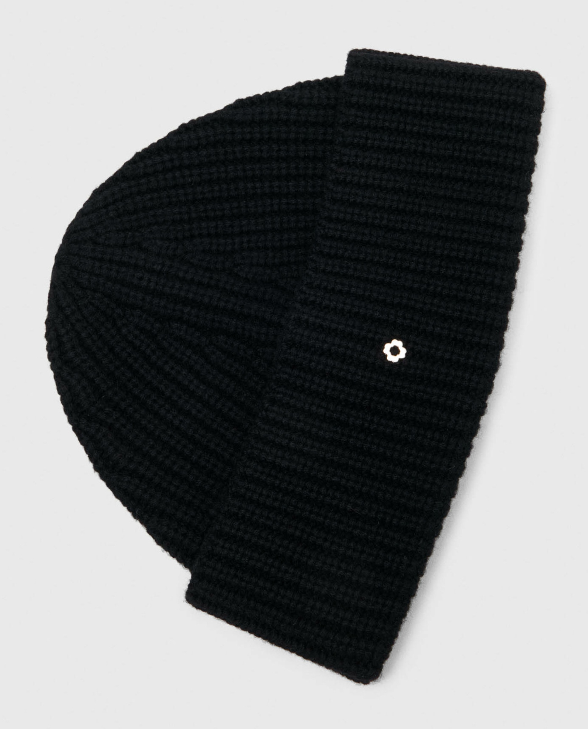 Gorro de mujer en lana y cachemira - Maje - Negro Negro-3