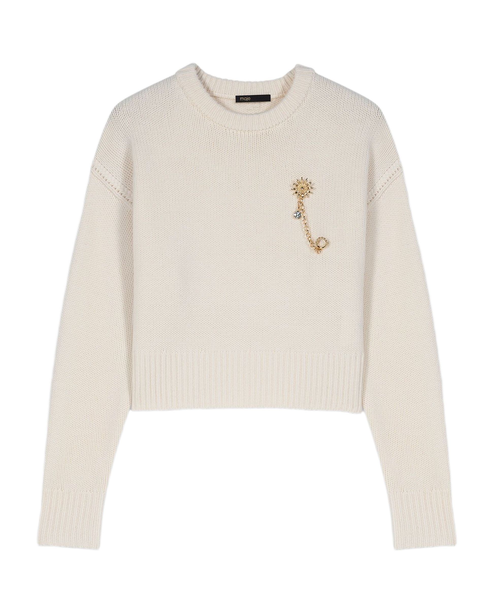 Maje - Jersey de mujer liso y largo.