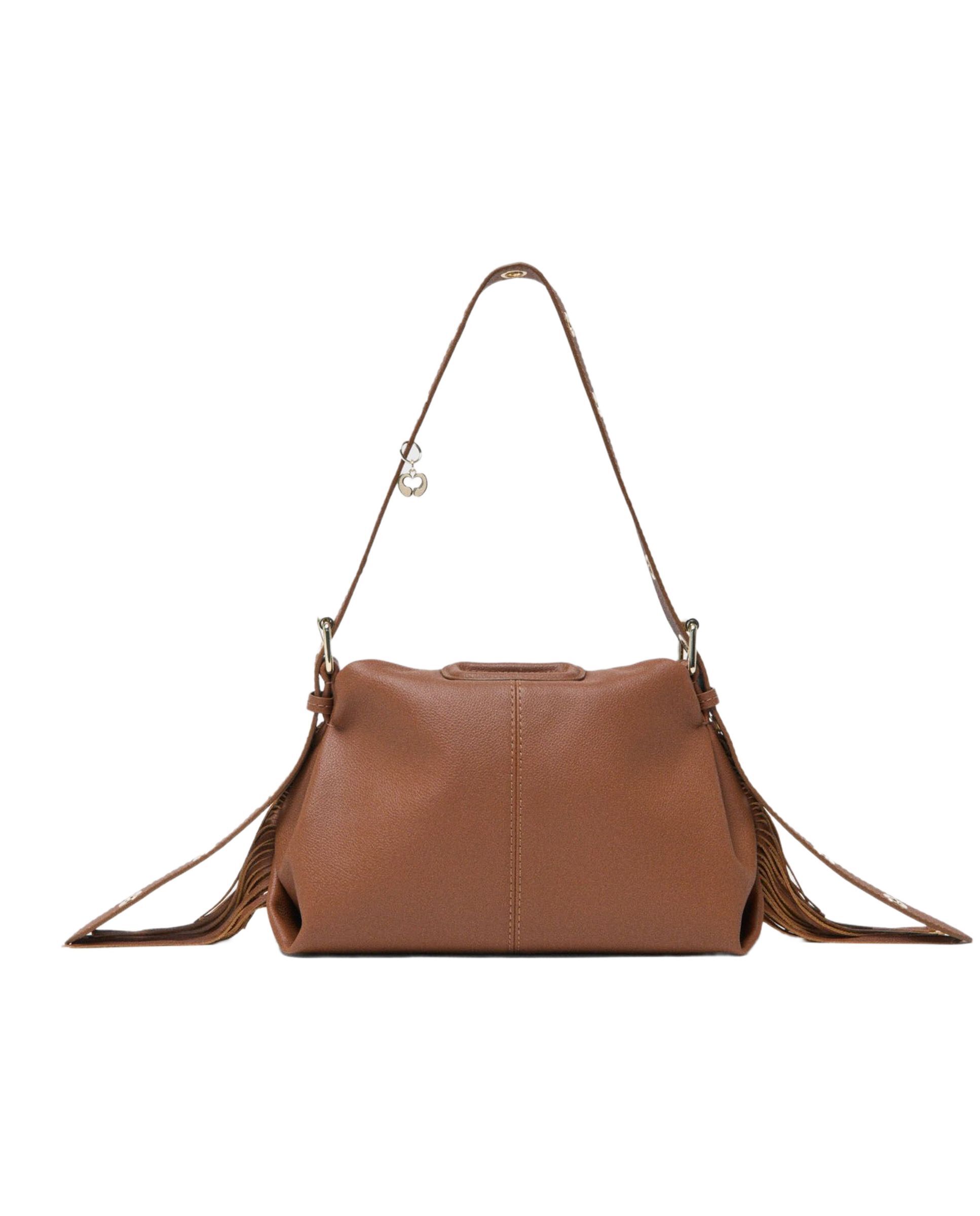 maron タマリス BA6 ×4 エヌドット BAs6 ×4 単品 Bandolera miss m mediana de piel granulada con cierre solapa