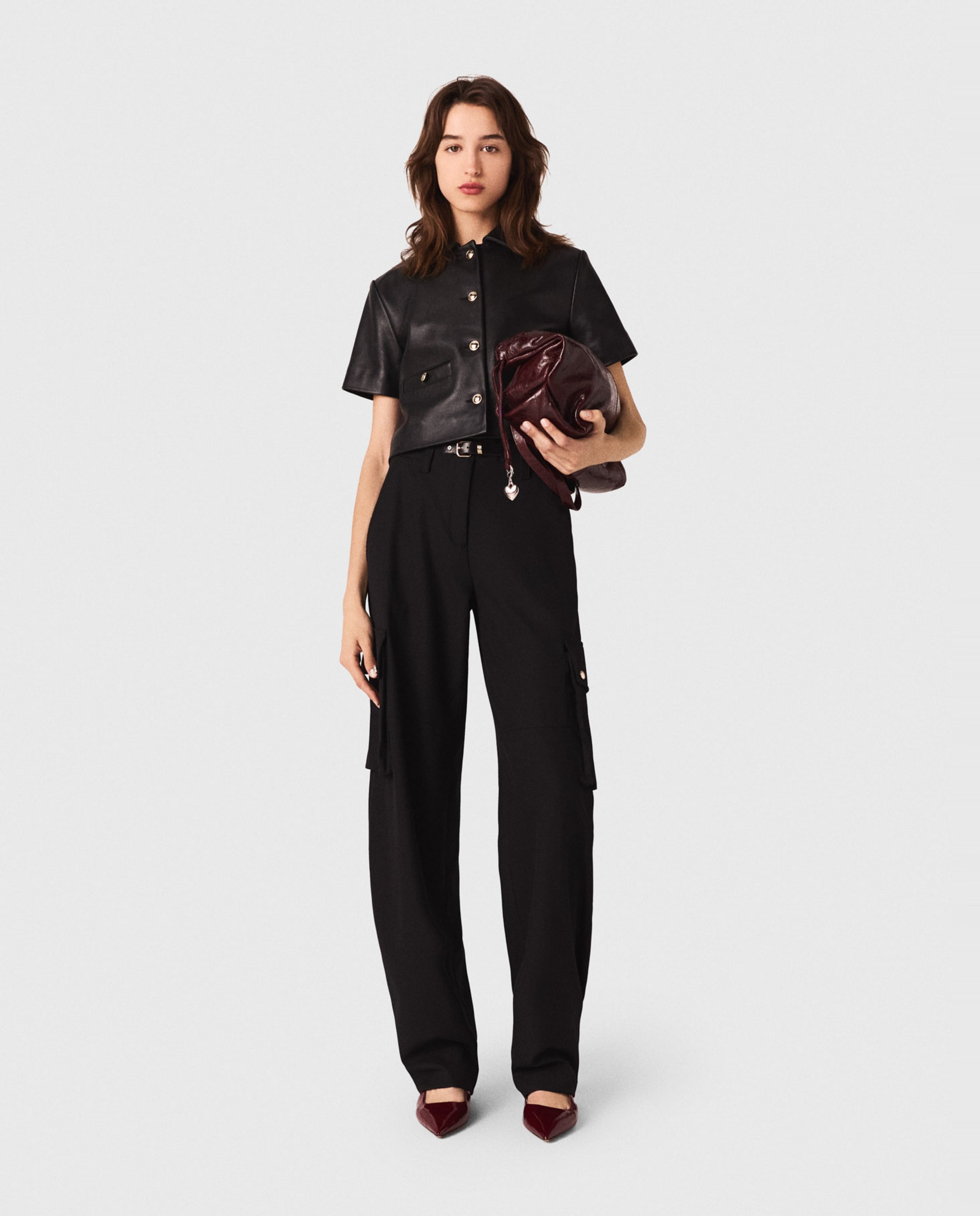 Maje - Pantalón de mujer cargo.