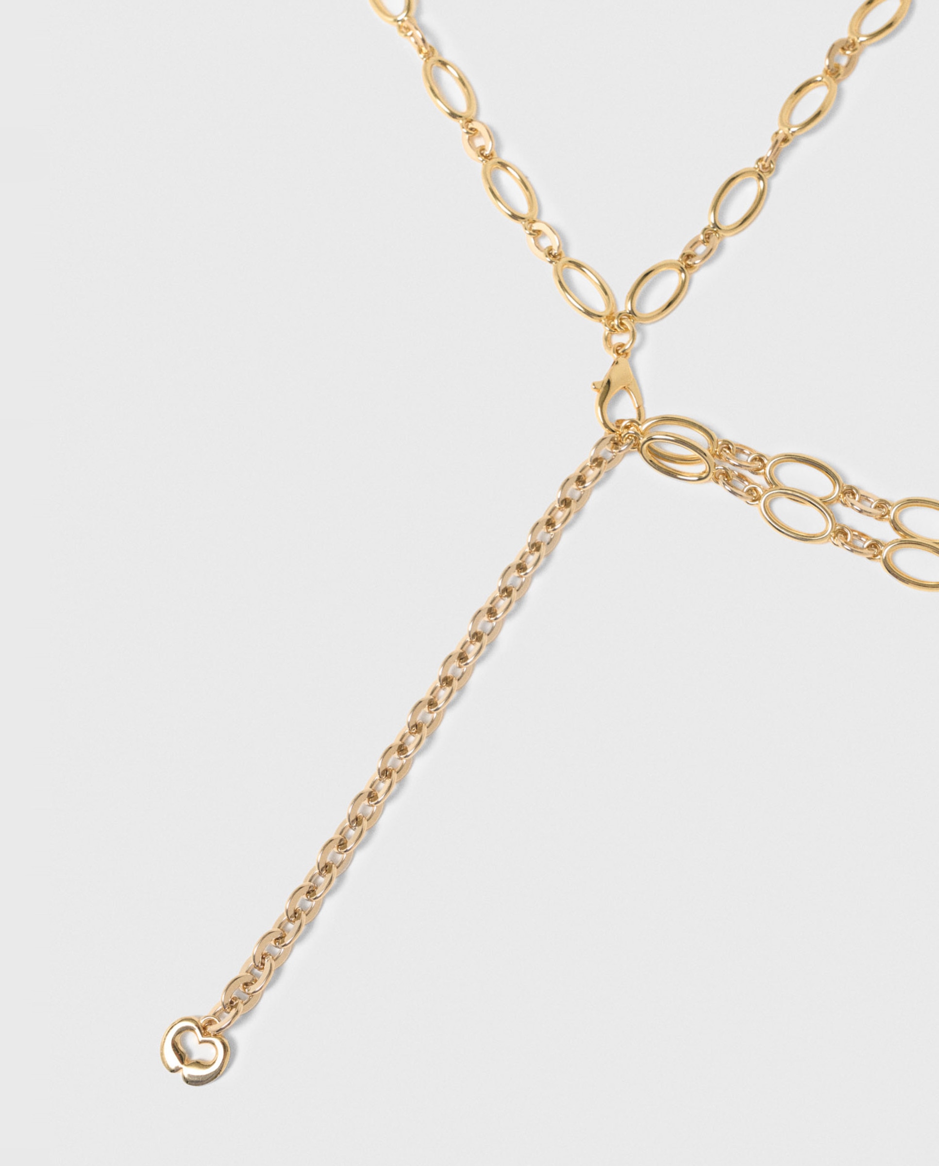 Cinturón de fiesta de cadena doble con charms - Maje - Oro Oro-7
