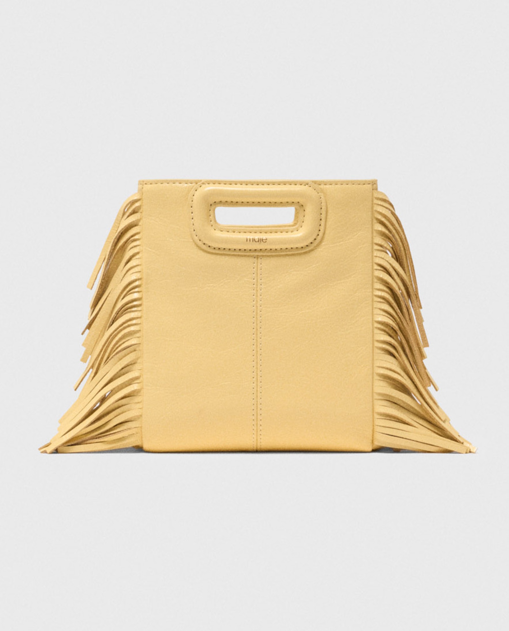 Bolso de mano m mini de piel craquelada mate multiposición