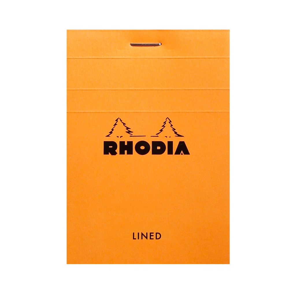 10 Blocs grapados N°11 - Rhodia 11600C - Líneas horizontales - 7,4 x 10,5 cm.