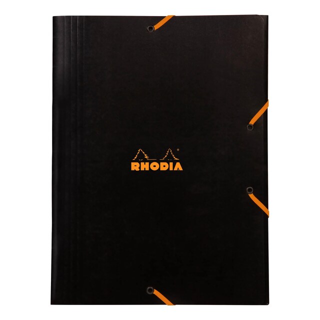 Imagen 0 de Pack de 5 Carpeta elástica de 3 solapas  - Rhodia 24329C - 24x32