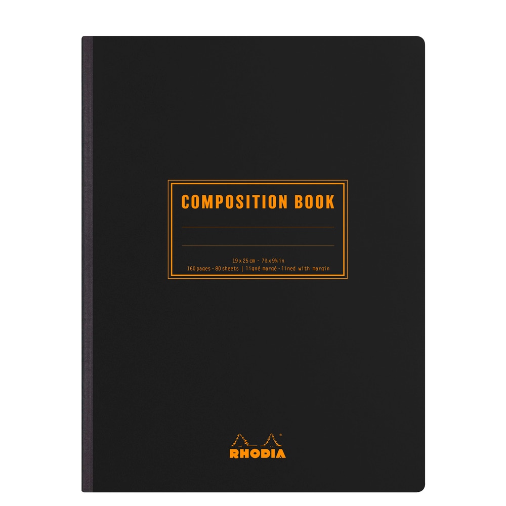 5 Cuaderno Composition Book B5 - Rhodia 119229C - Cuadricula (5x5mm) - 19x25 cm.
