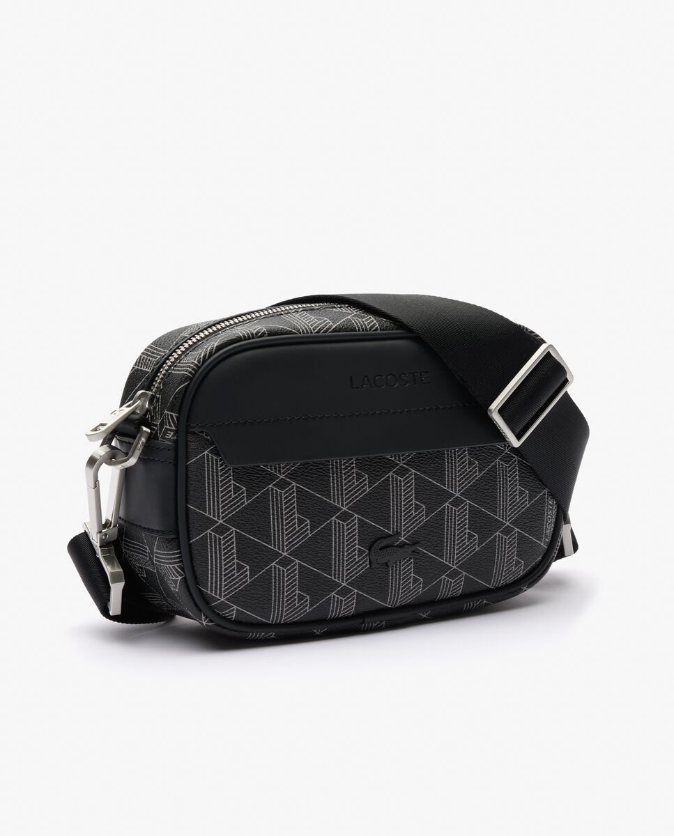 Portadocumentos de hombre de mensajero pequeño the blend en mono viennois otter - Lacoste - Multicolor Multicolor-3