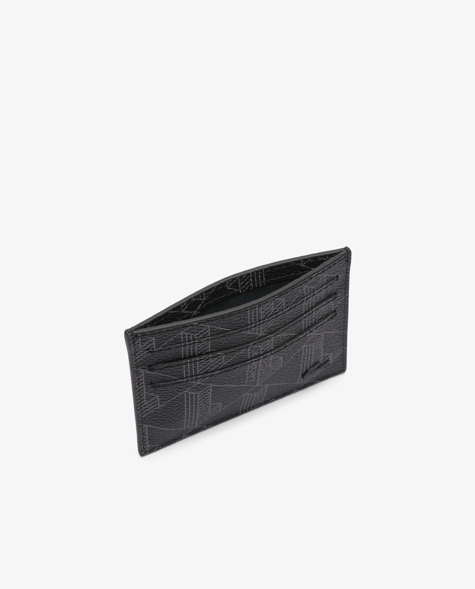 Tarjetero de hombre the blend en lona con monograma en - Lacoste - Multicolor Multicolor-5