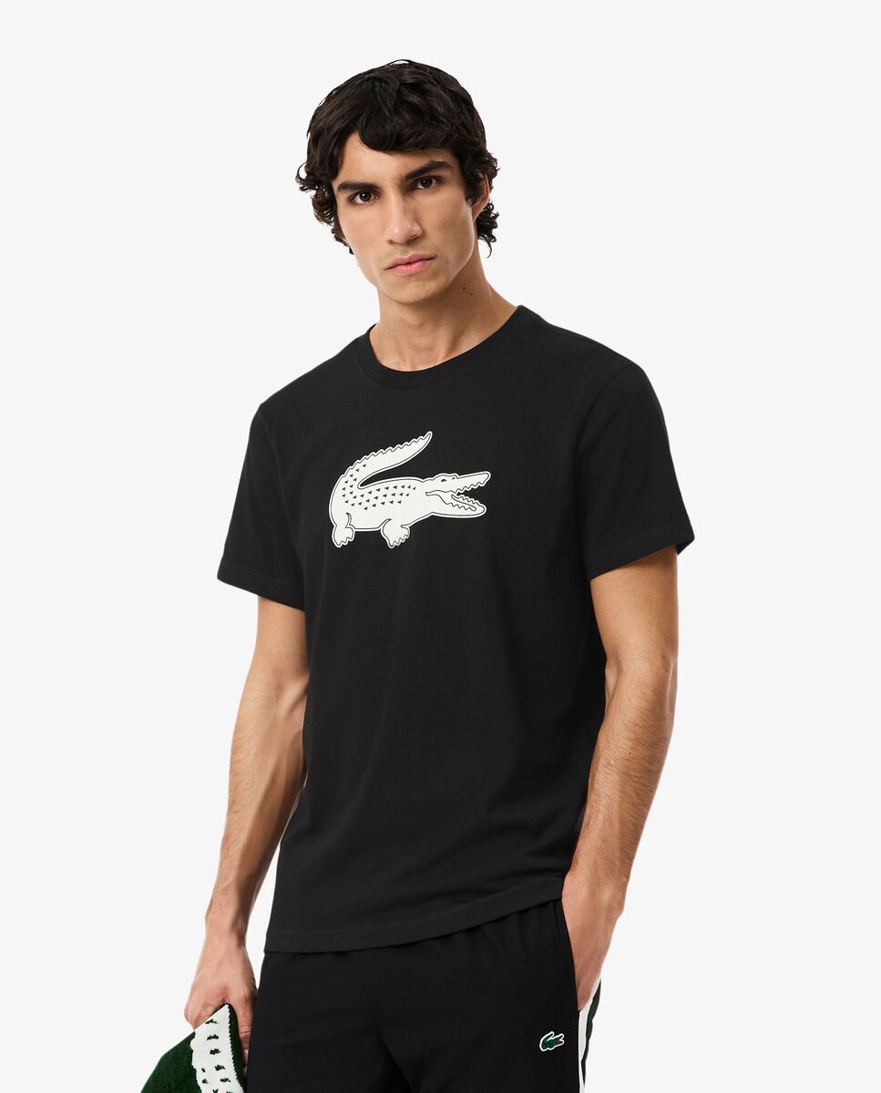 Imagen 1 de Camiseta deportiva transpirable y ultra seca con cuello redondo - Negro Negro