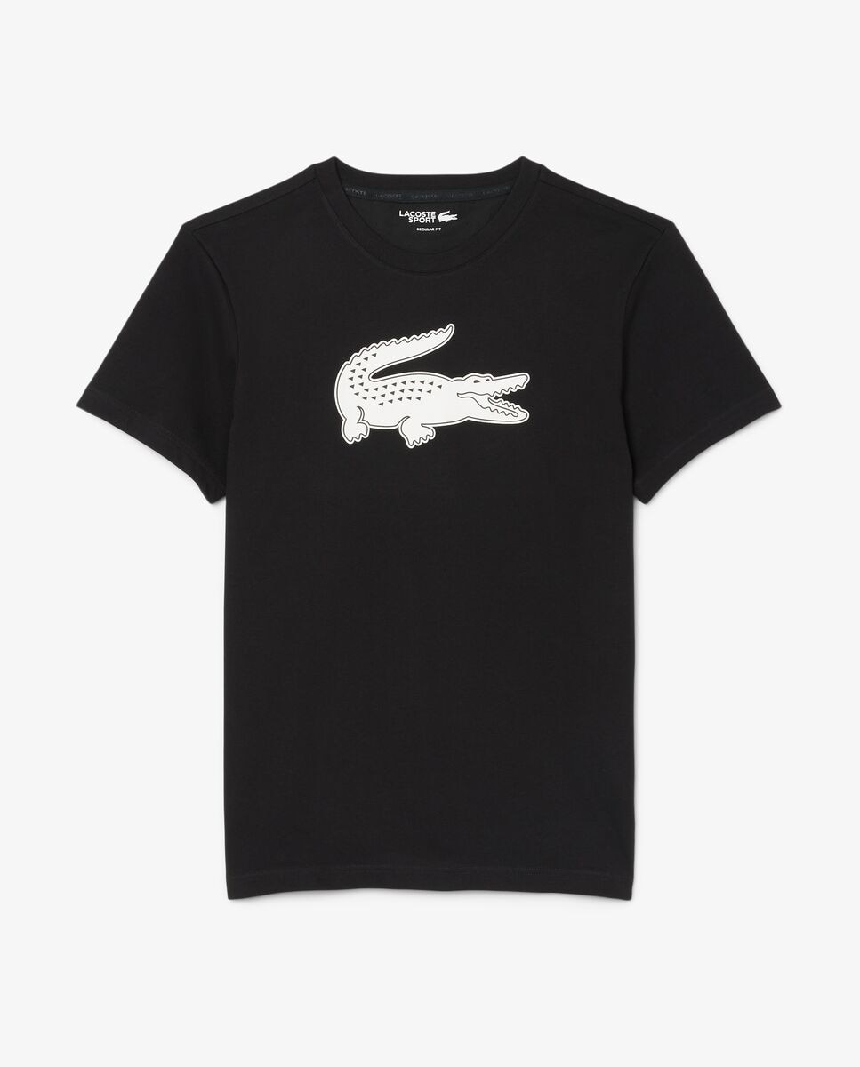 Imagen 6 de Camiseta deportiva transpirable y ultra seca con cuello redondo - Negro Negro