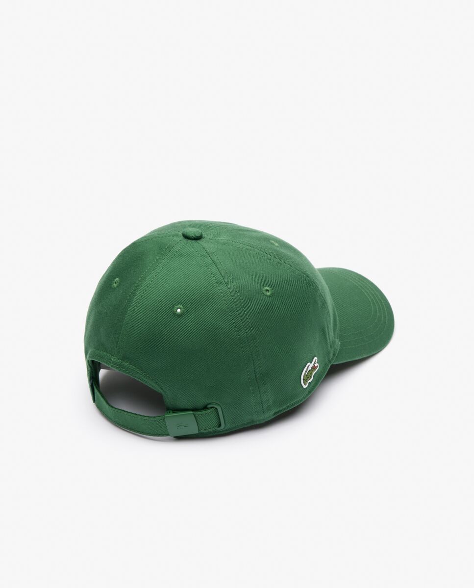 Gorra de sarga de algodón de hombre. - Lacoste - Verde Verde-4